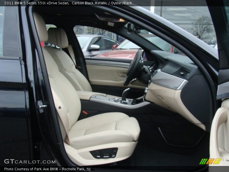 Carbon Black Metallic / Oyster/Black 2011 BMW 5 Series 550i xDrive Sedan