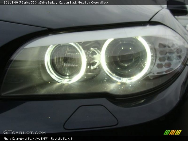 Carbon Black Metallic / Oyster/Black 2011 BMW 5 Series 550i xDrive Sedan