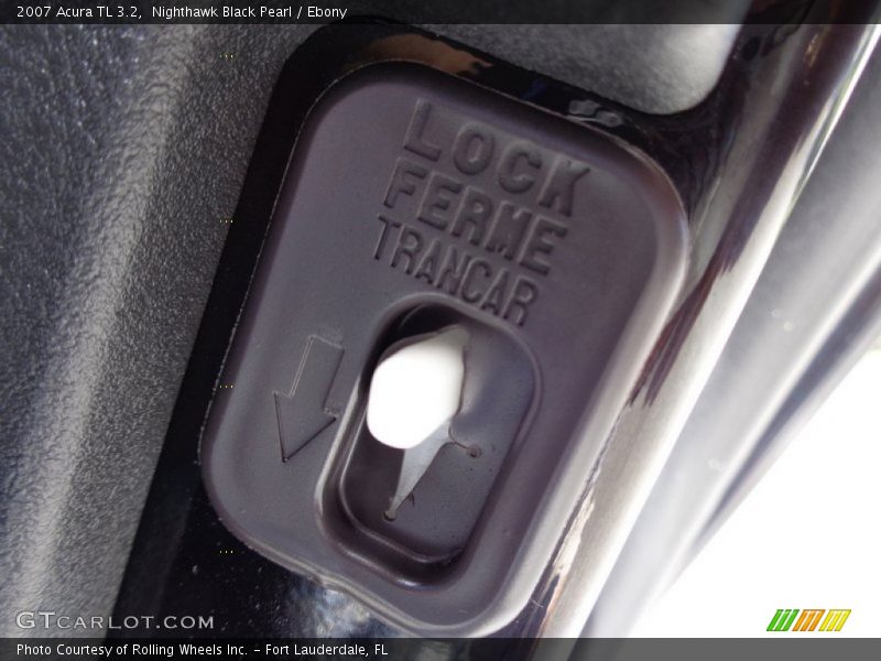Nighthawk Black Pearl / Ebony 2007 Acura TL 3.2