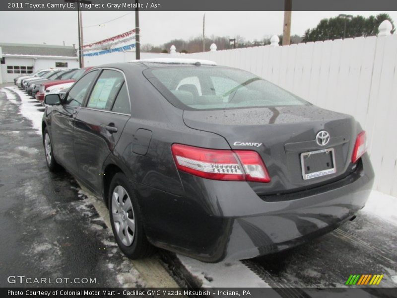 Magnetic Gray Metallic / Ash 2011 Toyota Camry LE