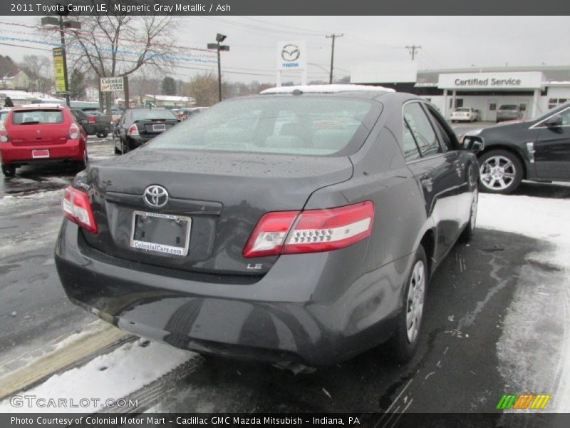 Magnetic Gray Metallic / Ash 2011 Toyota Camry LE