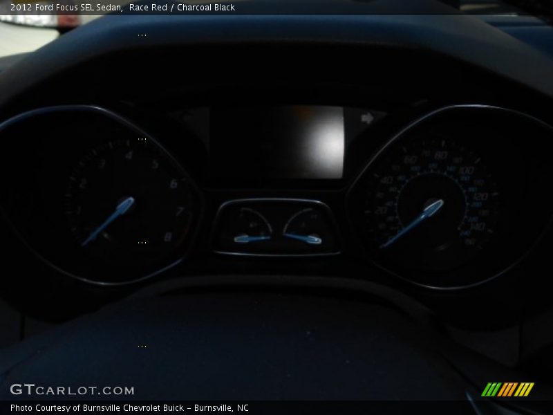 Race Red / Charcoal Black 2012 Ford Focus SEL Sedan