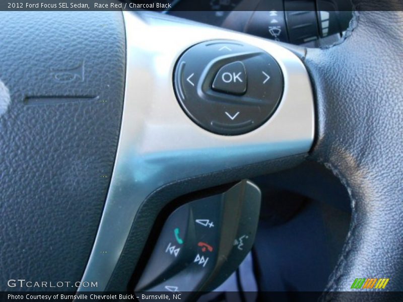 Race Red / Charcoal Black 2012 Ford Focus SEL Sedan