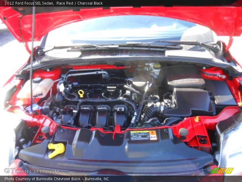 Race Red / Charcoal Black 2012 Ford Focus SEL Sedan