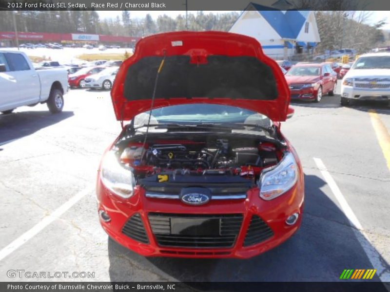 Race Red / Charcoal Black 2012 Ford Focus SEL Sedan