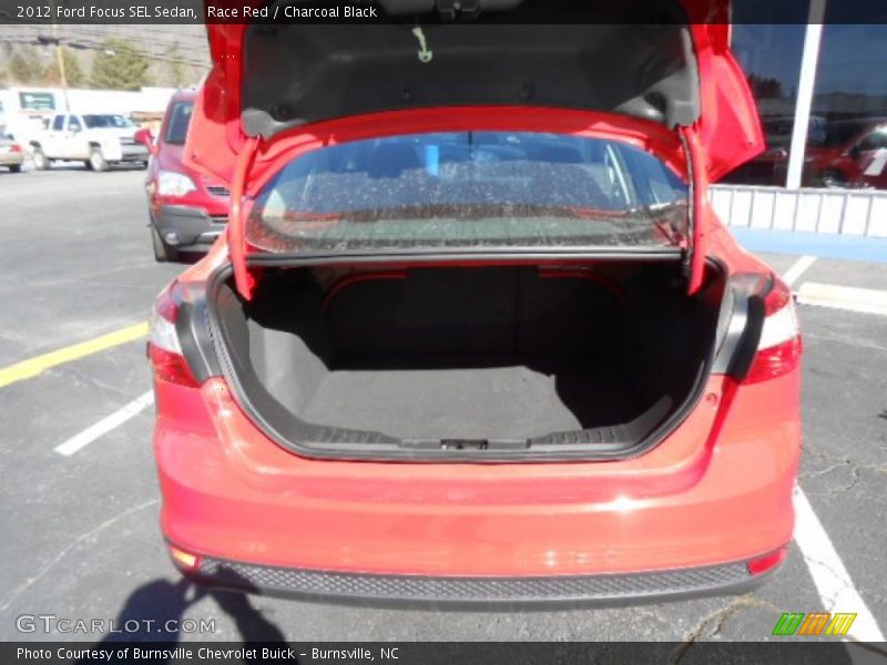 Race Red / Charcoal Black 2012 Ford Focus SEL Sedan