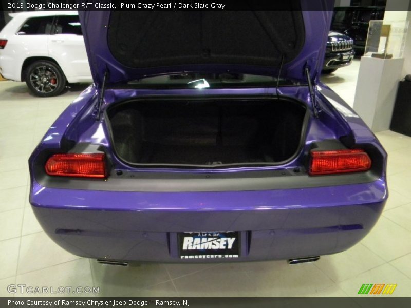 Plum Crazy Pearl / Dark Slate Gray 2013 Dodge Challenger R/T Classic