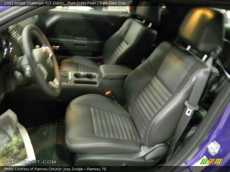 Plum Crazy Pearl / Dark Slate Gray 2013 Dodge Challenger R/T Classic