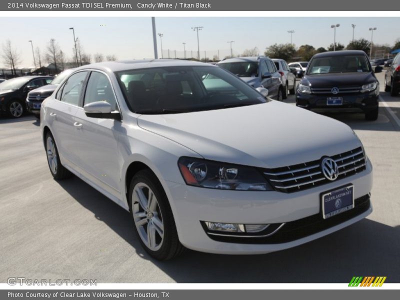 Candy White / Titan Black 2014 Volkswagen Passat TDI SEL Premium
