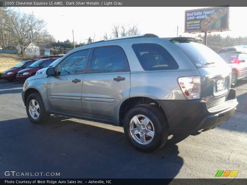 Dark Silver Metallic / Light Gray 2005 Chevrolet Equinox LS AWD