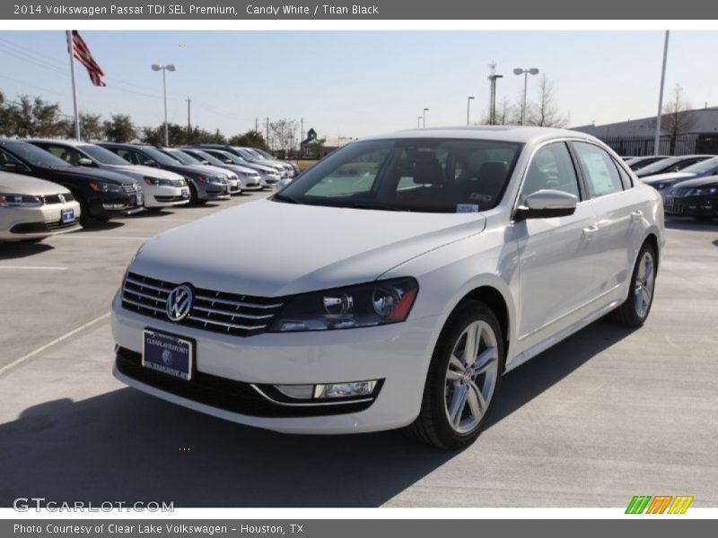 Candy White / Titan Black 2014 Volkswagen Passat TDI SEL Premium