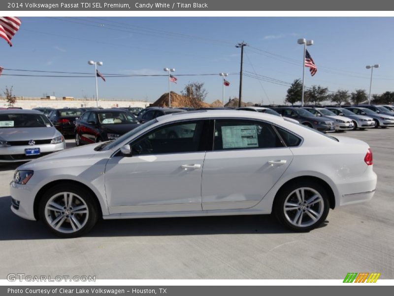 Candy White / Titan Black 2014 Volkswagen Passat TDI SEL Premium