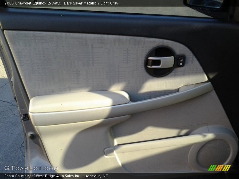 Dark Silver Metallic / Light Gray 2005 Chevrolet Equinox LS AWD