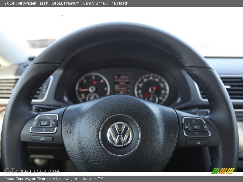 Candy White / Titan Black 2014 Volkswagen Passat TDI SEL Premium