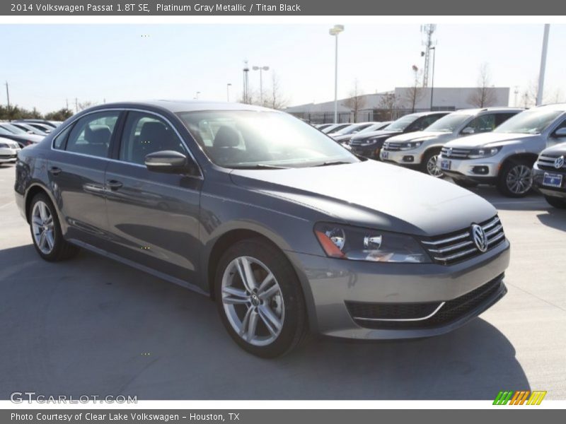 Platinum Gray Metallic / Titan Black 2014 Volkswagen Passat 1.8T SE