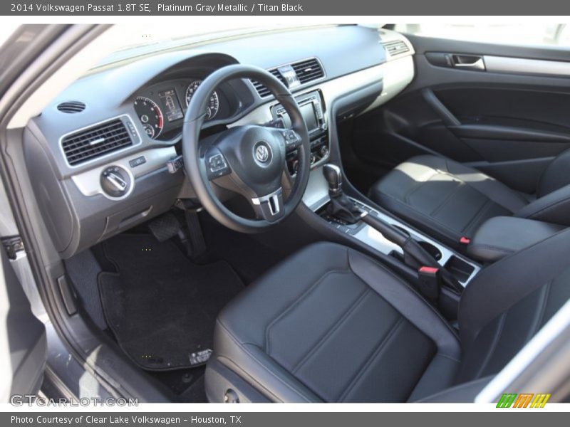 Platinum Gray Metallic / Titan Black 2014 Volkswagen Passat 1.8T SE