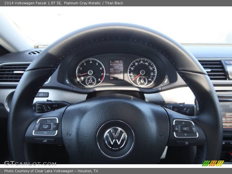 Platinum Gray Metallic / Titan Black 2014 Volkswagen Passat 1.8T SE