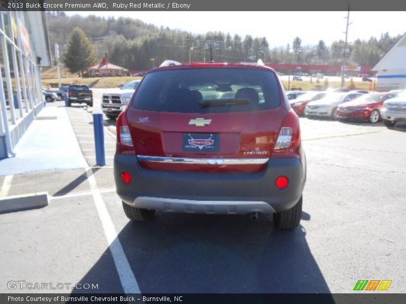 Ruby Red Metallic / Ebony 2013 Buick Encore Premium AWD