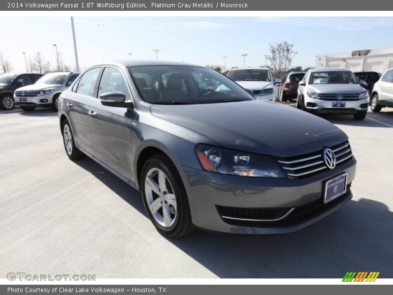 Platinum Gray Metallic / Moonrock 2014 Volkswagen Passat 1.8T Wolfsburg Edition