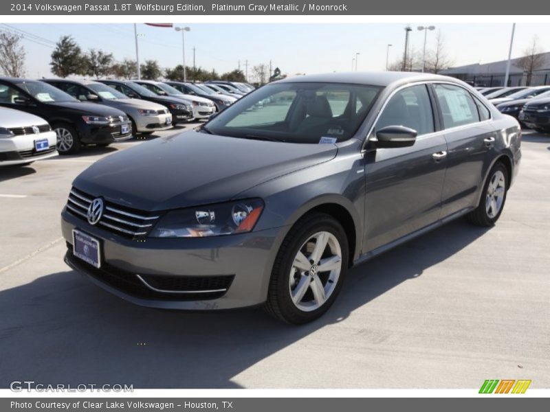 Platinum Gray Metallic / Moonrock 2014 Volkswagen Passat 1.8T Wolfsburg Edition