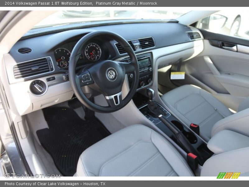 Platinum Gray Metallic / Moonrock 2014 Volkswagen Passat 1.8T Wolfsburg Edition