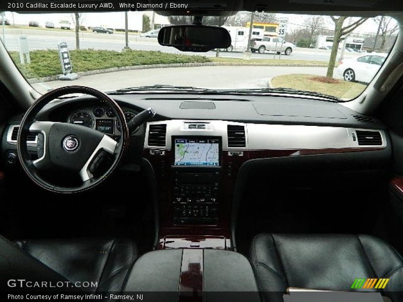 White Diamond / Ebony 2010 Cadillac Escalade Luxury AWD