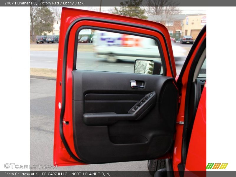 Victory Red / Ebony Black 2007 Hummer H3