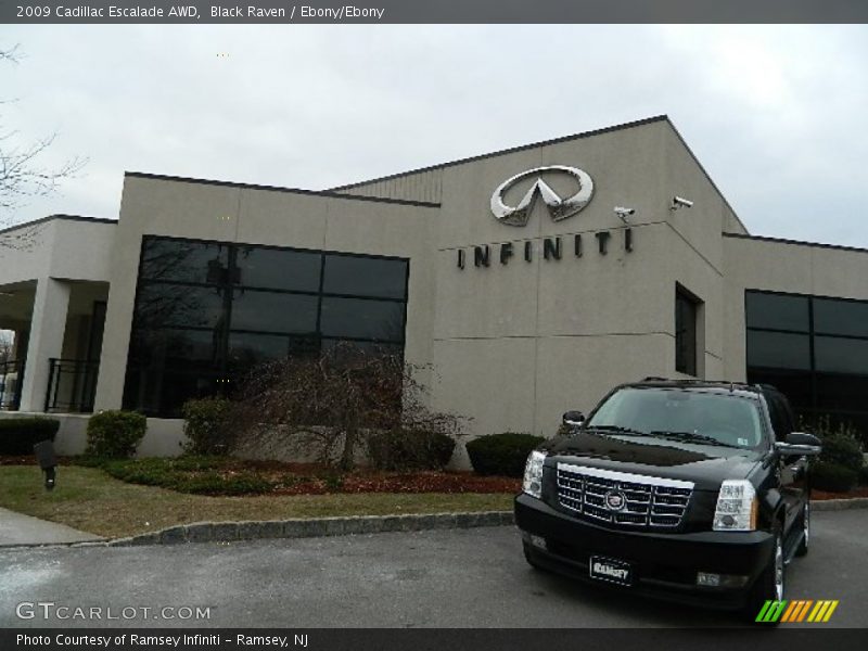 Black Raven / Ebony/Ebony 2009 Cadillac Escalade AWD
