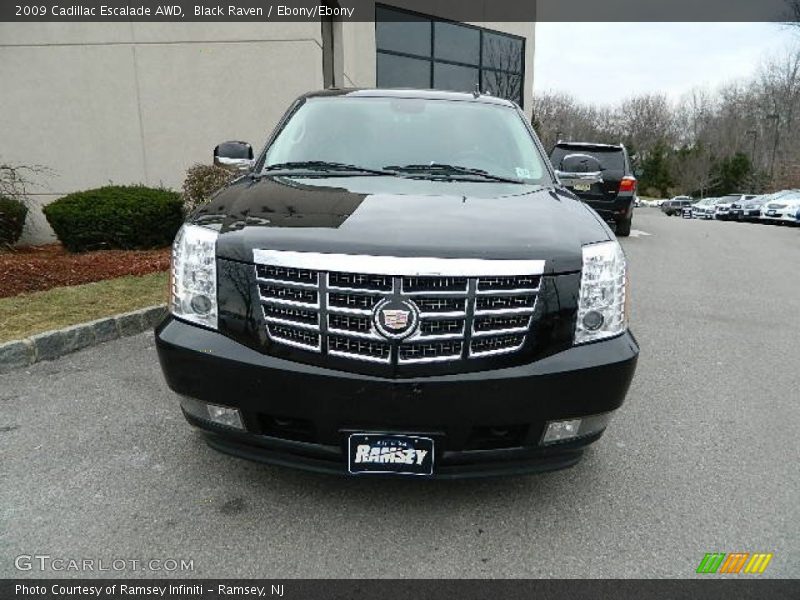 Black Raven / Ebony/Ebony 2009 Cadillac Escalade AWD