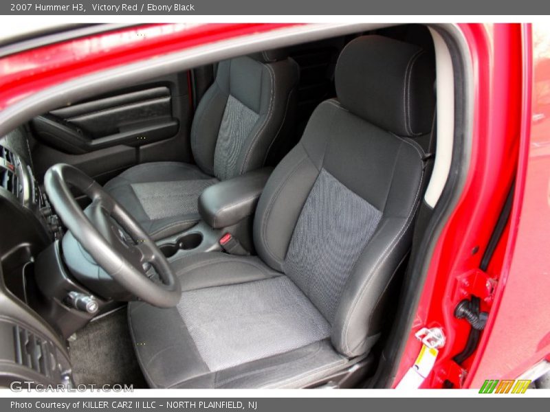 Front Seat of 2007 H3 