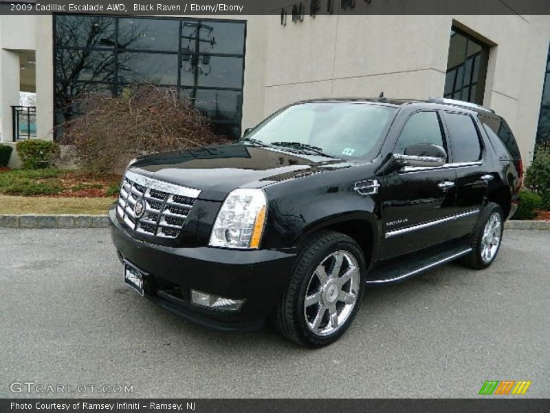 Black Raven / Ebony/Ebony 2009 Cadillac Escalade AWD