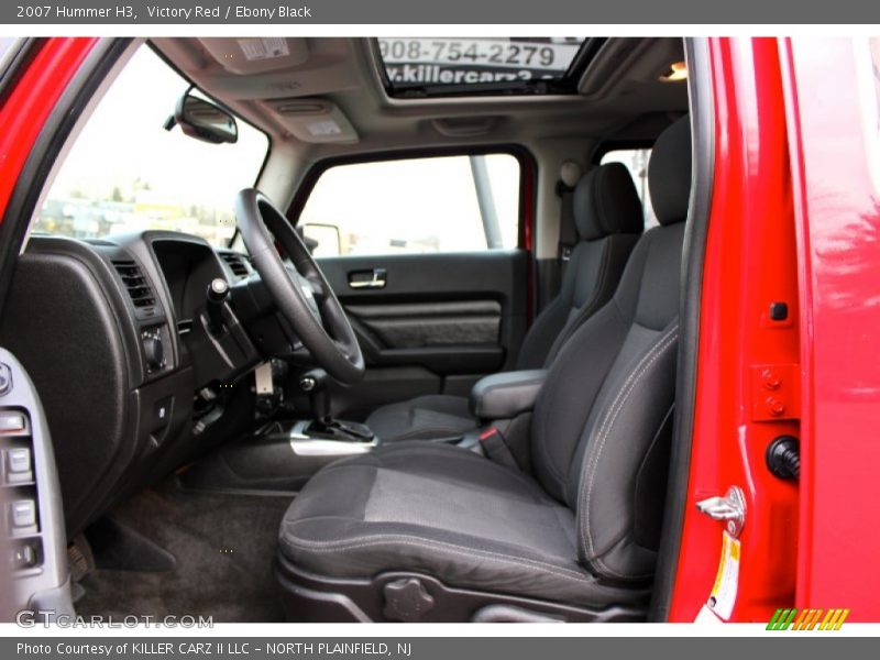 Victory Red / Ebony Black 2007 Hummer H3