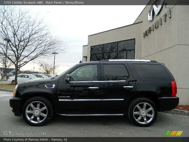 Black Raven / Ebony/Ebony 2009 Cadillac Escalade AWD