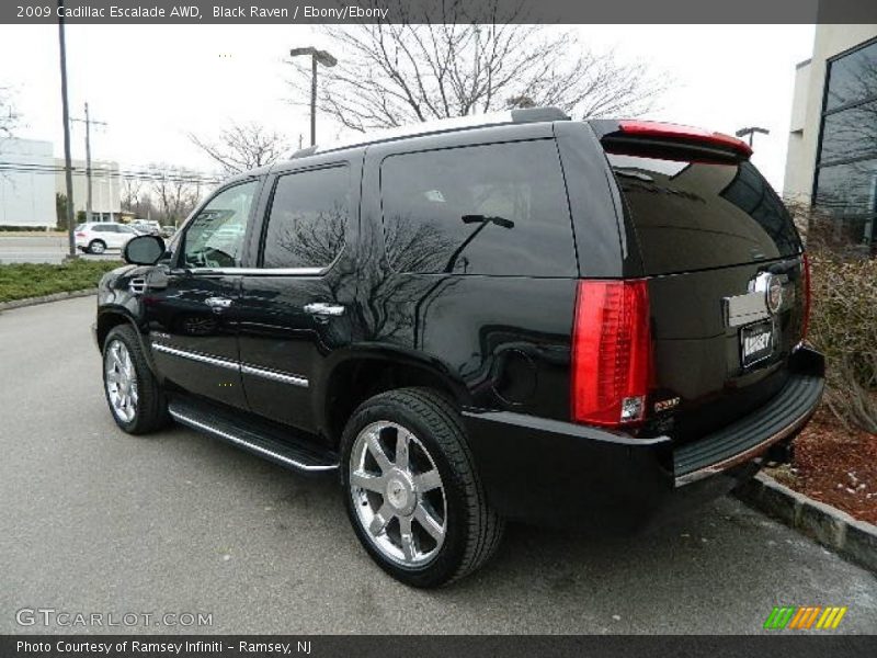 Black Raven / Ebony/Ebony 2009 Cadillac Escalade AWD