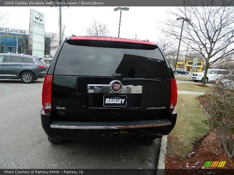 Black Raven / Ebony/Ebony 2009 Cadillac Escalade AWD