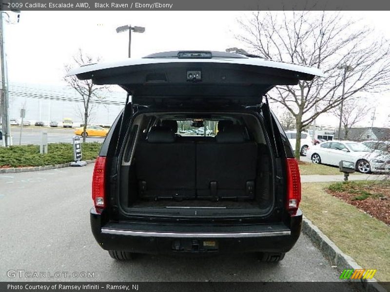 Black Raven / Ebony/Ebony 2009 Cadillac Escalade AWD