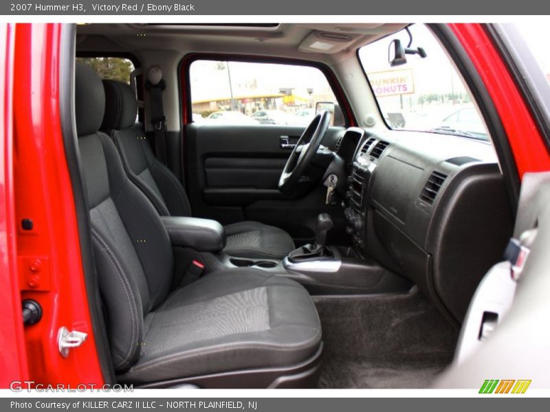 Victory Red / Ebony Black 2007 Hummer H3