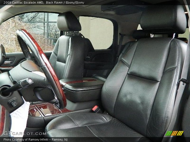 Black Raven / Ebony/Ebony 2009 Cadillac Escalade AWD