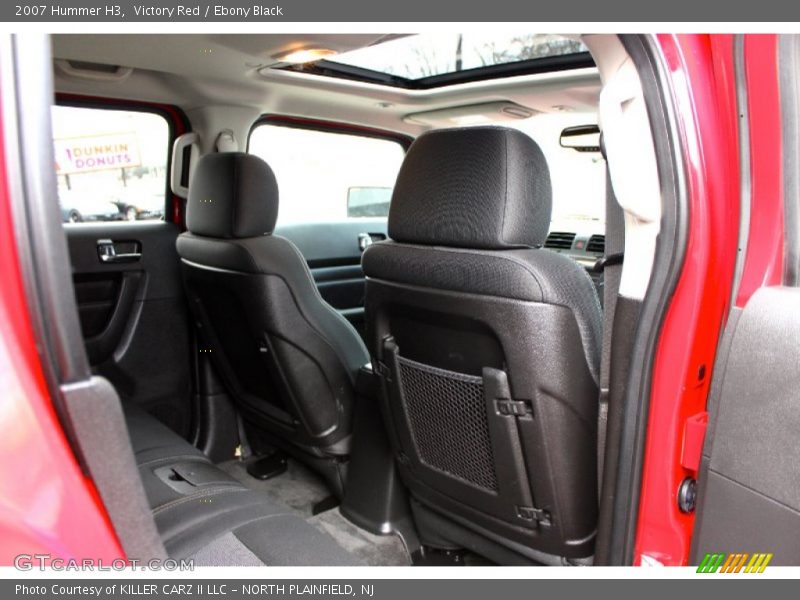 Victory Red / Ebony Black 2007 Hummer H3