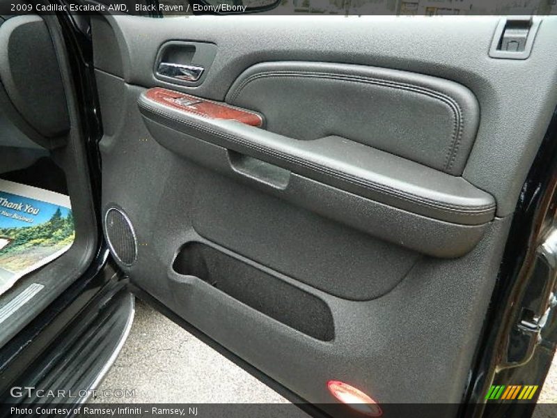 Black Raven / Ebony/Ebony 2009 Cadillac Escalade AWD