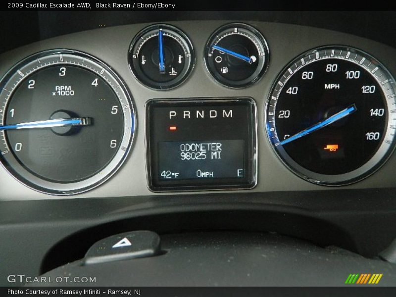 Black Raven / Ebony/Ebony 2009 Cadillac Escalade AWD