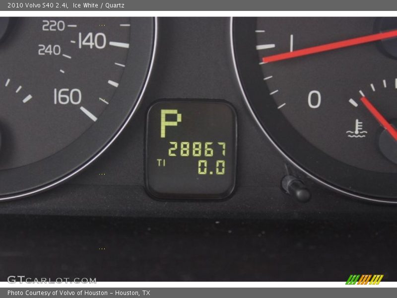 Ice White / Quartz 2010 Volvo S40 2.4i