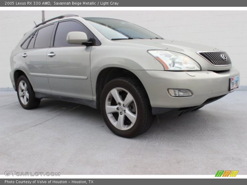 Savannah Beige Metallic / Light Gray 2005 Lexus RX 330 AWD