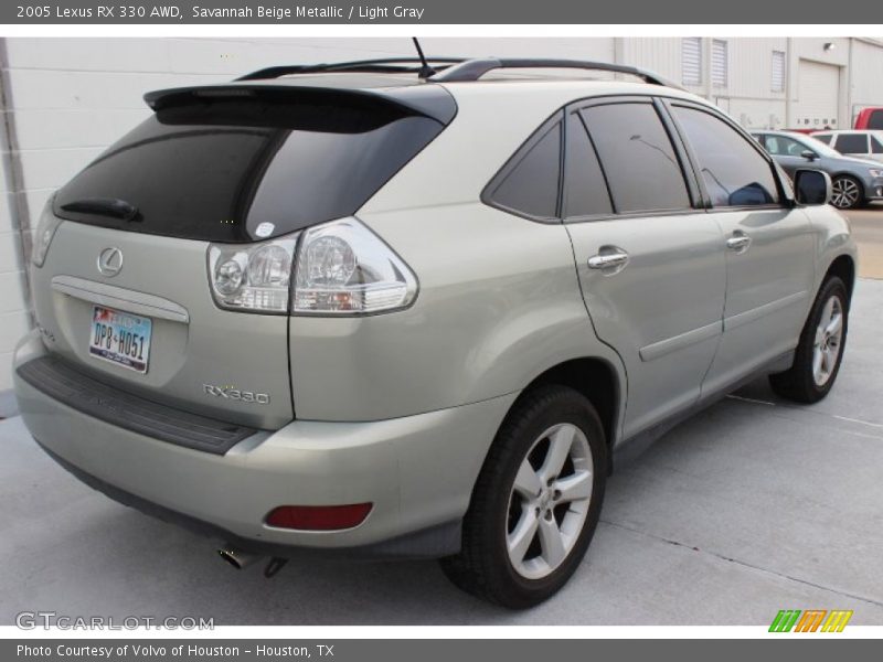 Savannah Beige Metallic / Light Gray 2005 Lexus RX 330 AWD