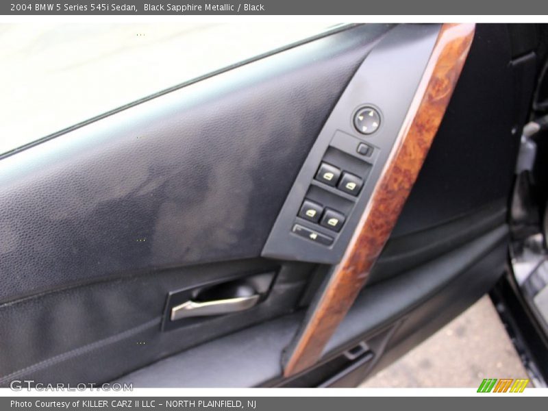 Black Sapphire Metallic / Black 2004 BMW 5 Series 545i Sedan