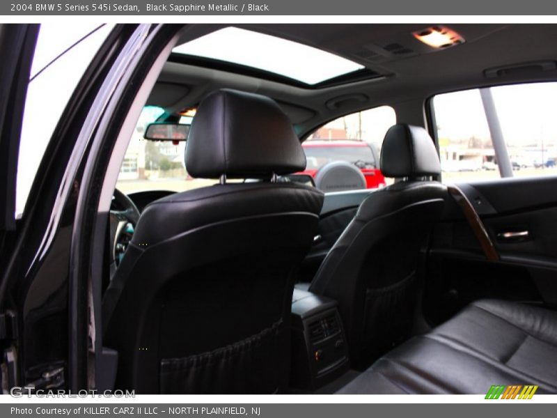 Black Sapphire Metallic / Black 2004 BMW 5 Series 545i Sedan