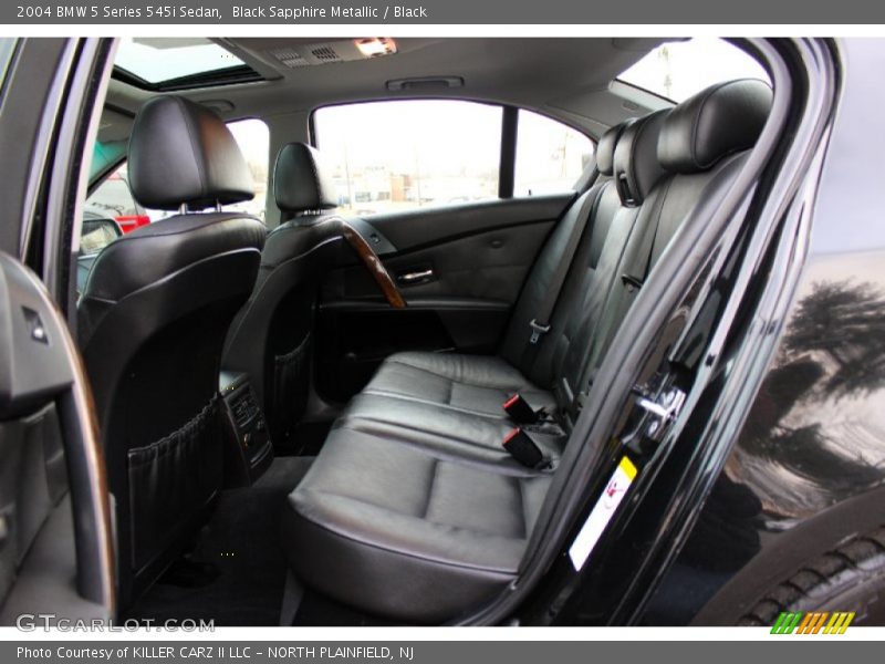 Black Sapphire Metallic / Black 2004 BMW 5 Series 545i Sedan
