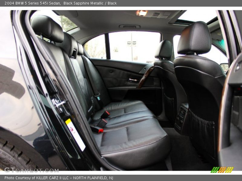 Black Sapphire Metallic / Black 2004 BMW 5 Series 545i Sedan