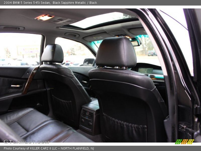 Black Sapphire Metallic / Black 2004 BMW 5 Series 545i Sedan