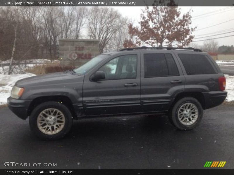 Graphite Metallic / Dark Slate Gray 2002 Jeep Grand Cherokee Limited 4x4